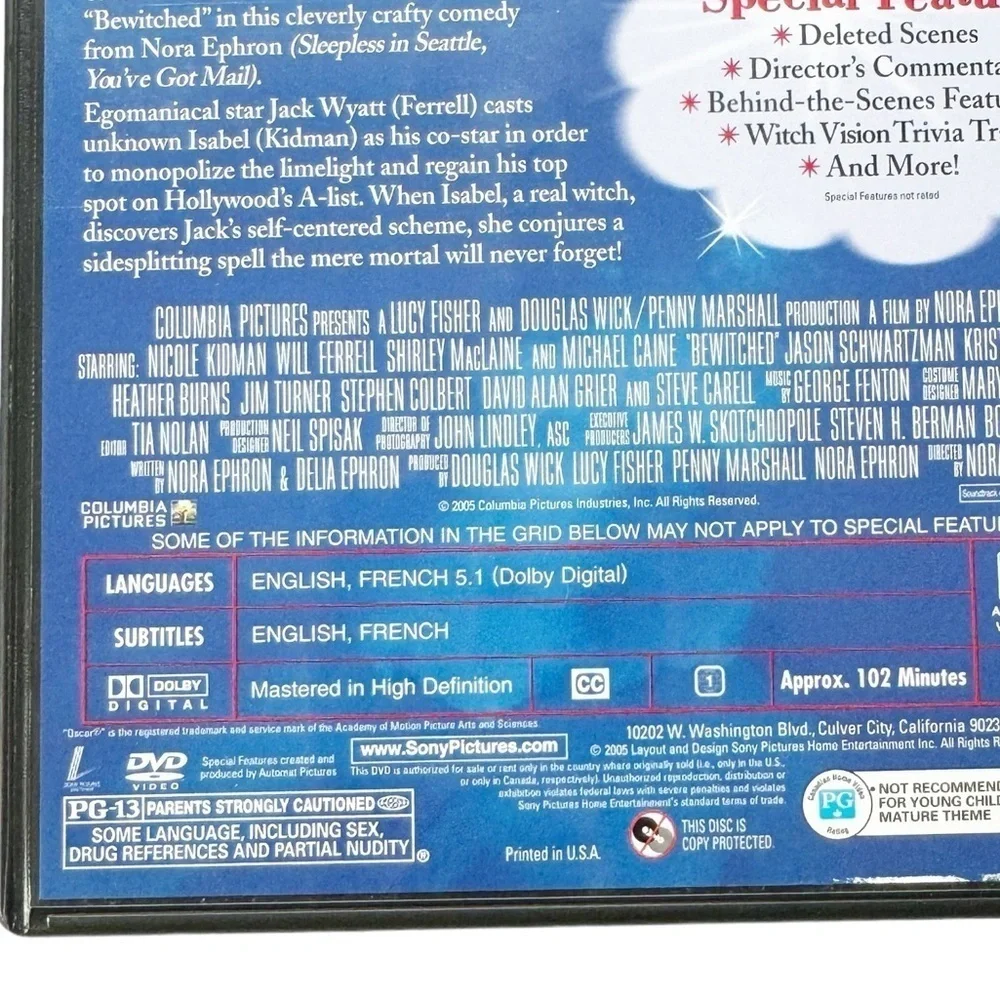 Bewitched Television Show and Movie Combo 2 DVDs